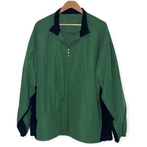 PGA Tour Green Windbreaker jacket Size XL